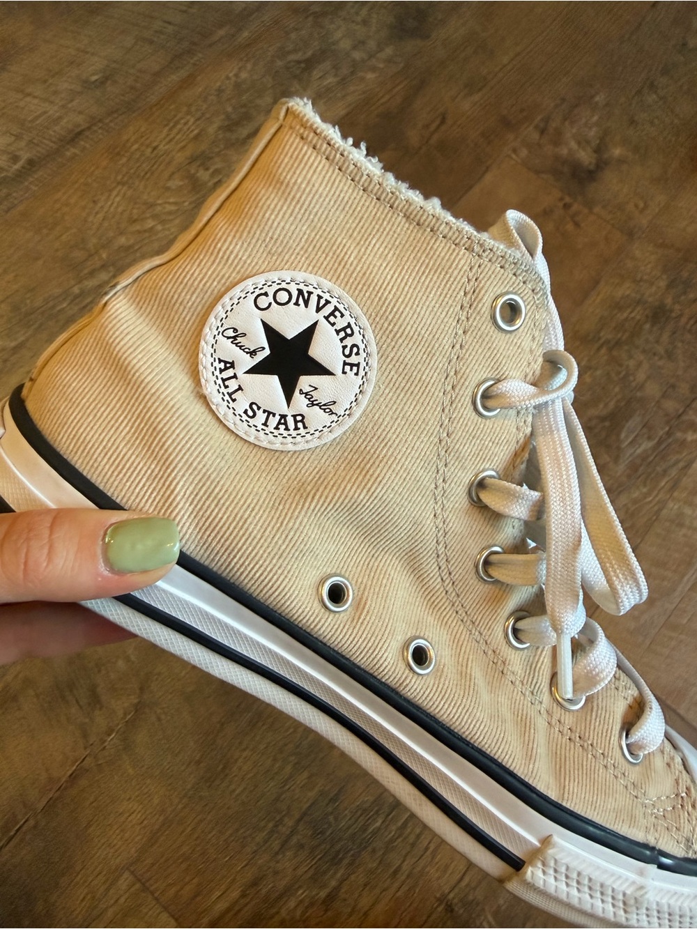 📦 Converse Kids All Star High Top Sneakers - Beige - Picture 2 of 6